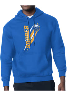 Starter Buffalo Sabres Mens Blue Color Scratch Long Sleeve Hoodie