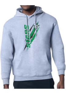 Starter Dallas Stars Mens Grey Color Scratch Long Sleeve Hoodie