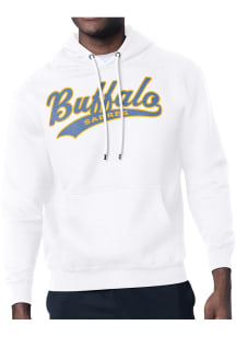 Starter Buffalo Sabres Mens White Tailsweep Long Sleeve Hoodie