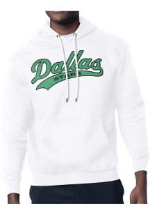 Starter Dallas Stars Mens White Tailsweep Long Sleeve Hoodie