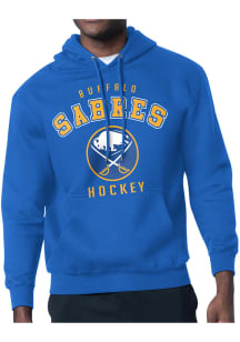 Starter Buffalo Sabres Mens Blue Logo Long Sleeve Hoodie