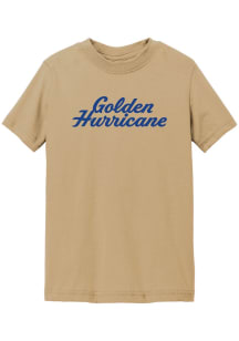 Summit Sportswear Tulsa Golden Hurricane Toddler White Script Short Sleeve T-Shirt