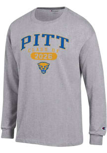Champion Pitt Panthers Grey Class of 2026 Jersey Long Sleeve T Shirt