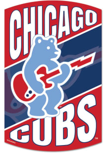 Chicago Cubs Electric Bear Sign - Brown