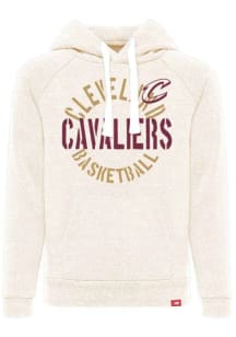 Cleveland Cavaliers Youth White Block Circle Long Sleeve Hoodie