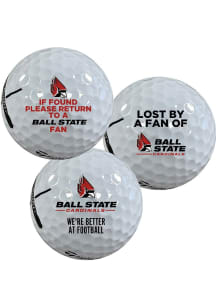 Ball State Cardinals Fun Sayings Golf Balls
