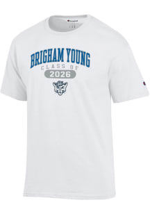 Champion BYU Cougars White Class of 2026 Jersey Short Sleeve T Shirt