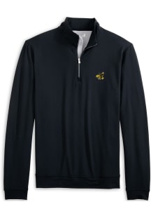 Johnnie O Iowa Hawkeyes Mens Black Motion Vault Long Sleeve Qtr Zip Pullover