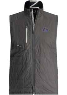 Zero Restriction Pitt Panthers Mens Black Z625 Sleeveless Jacket
