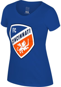 FC Cincinnati Womens Blue MVP Short Sleeve T-Shirt