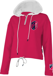 St Louis City SC Womens Red Game Plan Qtr Zip