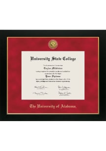 Alabama Crimson Tide Medallion Manchester Diploma Frame - Red