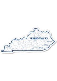 Kentucky Wildcats 3.5" Watershed State Rugged Stickers - Blue