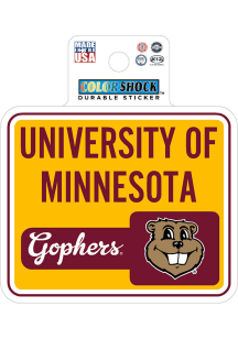 Minnesota Golden Gophers  Stickers - Red