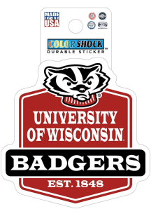 Wisconsin Badgers  Stickers -