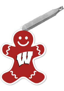 Wisconsin Badgers Acrylic Gingerbread Decor