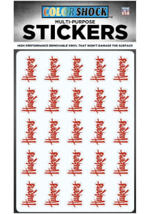 Nebraska Cornhuskers Script Stickers -