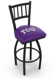 TCU Horned Frogs Swivel Counter Pub Stool - Black
