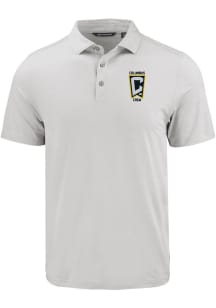 Cutter and Buck Columbus Crew Mens Grey Coastline Eco Short Sleeve Polo