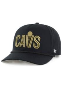 47 Cleveland Cavaliers Script Rope Hitch Adjustable Hat - Black