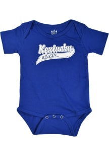 Little King Kentucky Wildcats Baby Blue Game Day Short Sleeve One Piece