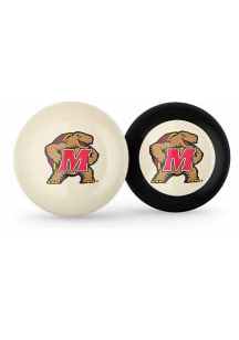 Maryland Terrapins Team Logo Cue Ball and 8 Ball Combo Billiard Balls