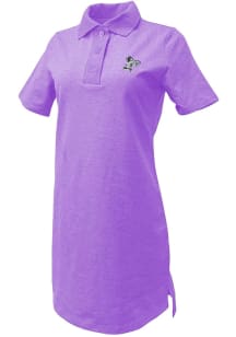 K-State Wildcats Womens Lavender Captiva Short Sleeve Dress
