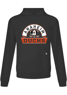 Levelwear Anaheim Ducks Mens Black Relay Banner Arch Hood