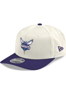 New Era Charlotte Hornets 2T Stretch Snap 9SEVENTY Adjustable Hat - White
