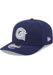 New Era Georgetown Hoyas Polyester Stretch 9SEVENTY Adjustable Hat - Navy Blue