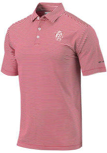 Columbia Houston Cougars Mens Red Vault Heat Seal Omni Wick Club Invite Short Sleeve Polo