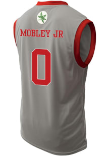 John Mobley Jr.  Genuine Collective Ohio State Buckeyes Grey NIL Jersey