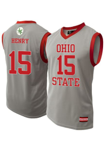 Seini Henry  Genuine Collective Ohio State Buckeyes Grey NIL Jersey