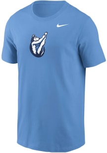 Nike UConn Huskies Light Blue Jonathan Diving Short Sleeve T Shirt