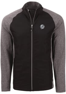 Cutter and Buck New York Yankees Mens Black Mono Adapt Eco Medium Weight Jacket