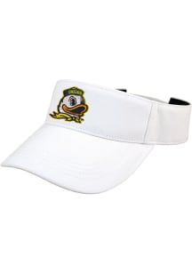 LogoFit Oregon Ducks Mens White Slice Adjustable Visor
