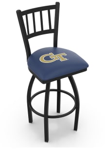 GA Tech Yellow Jackets Swivel Counter Pub Stool - Black