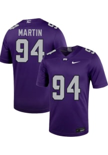Jared Martin  Nike TCU Horned Frogs Purple Football NIL Football Jersey