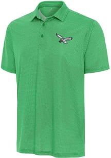 Antigua Philadelphia Eagles Mens Kelly Green Trickle Short Sleeve Polo