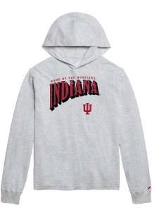 Indiana Hoosiers Mens Grey Welcome Home Long Sleeve Hoodie