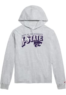 K-State Wildcats Mens Grey Welcome Home Long Sleeve Hoodie