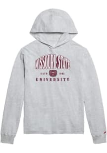 Missouri State Bears Mens Grey Stretched Sunrise Long Sleeve Hoodie