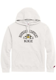 Northern Kentucky Norse Mens White Hallow Classic Long Sleeve Hoodie