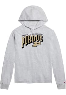 Purdue Boilermakers Mens Grey Welcome Home Long Sleeve Hoodie
