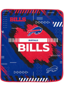 Buffalo Bills Twin XL Plush 65 x 72 Fleece Blanket - Blue