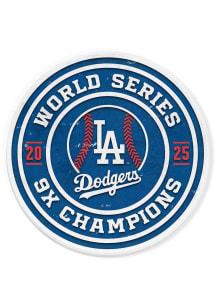Los Angeles Dodgers 2025 World Series Champions Ceramic Coaster - Blue