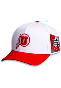 Woodn Grail Utah Utes Stadium Patch Adjustable Hat - White