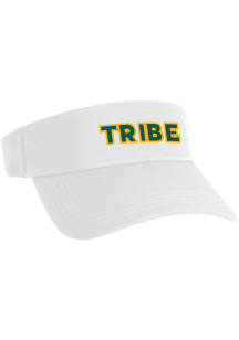 William & Mary Tribe Mens White Cirrus Adjustable Visor
