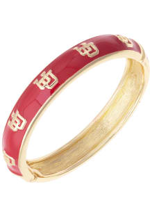 Utah Utes Logo Hinge Womens Bracelet
