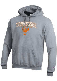 Champion Tennessee Volunteers Mens Grey Pill Box Mom Powerblend Long Sleeve Hoodie